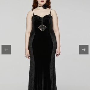 Elegant Black Lace Slip Dress